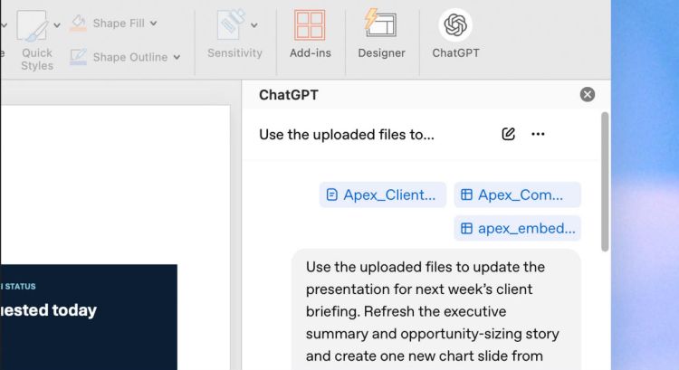 ChatGPT für PowerPoint wird als Beta lanciert
