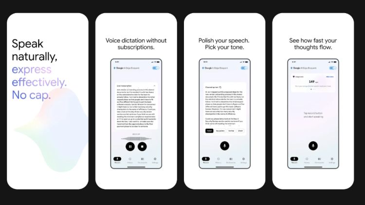 Google bringt Offline-Diktierapp Edge Eloquent für iOS