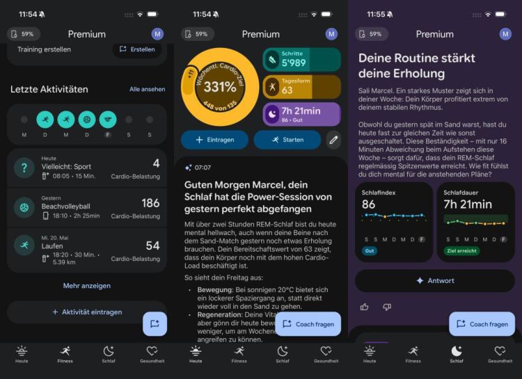 Google Health kann nun auf Apple Health schreiben