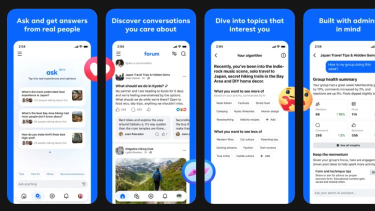 Meta bringt separate App für Facebook-Gruppen