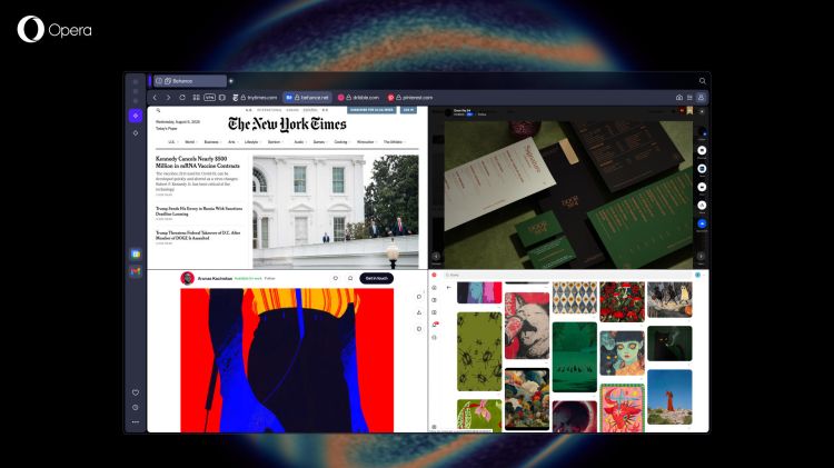 Opera bringt verbessertes Tab-Management