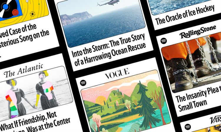 Spotify testet Audioartikel von grossen Magazinen