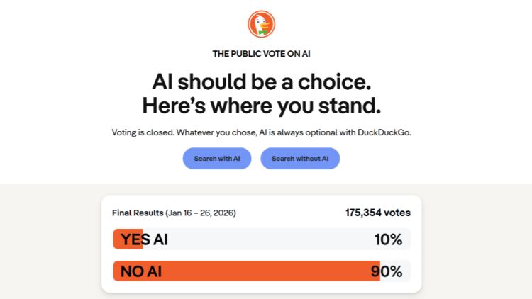 Duckduckgo-User wollen keine KI in der Suche