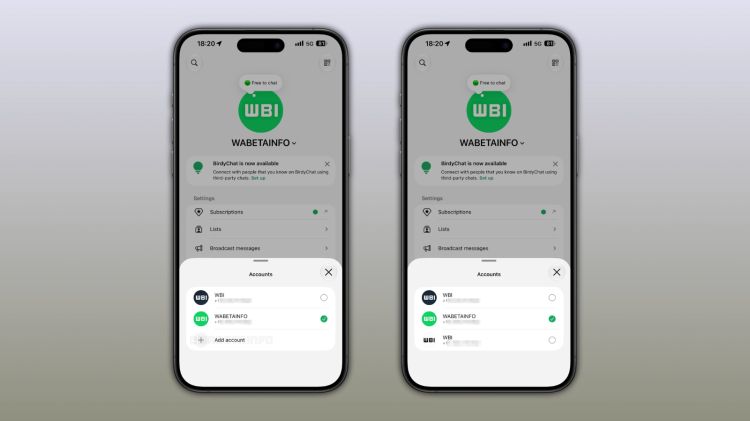 Whatsapp will unter iOS künftig drei Konten erlauben