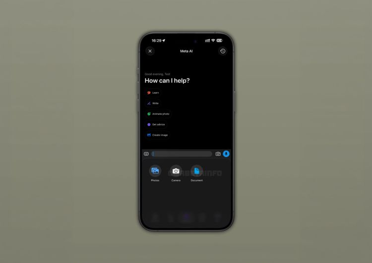 Whatsapp testet Datei-Upload für Meta AI