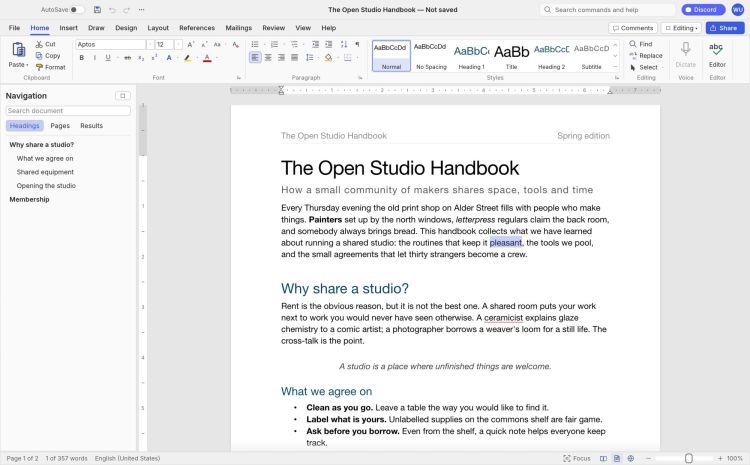 ArtCraft bringt quelloffene Kopien von Word und Photoshop