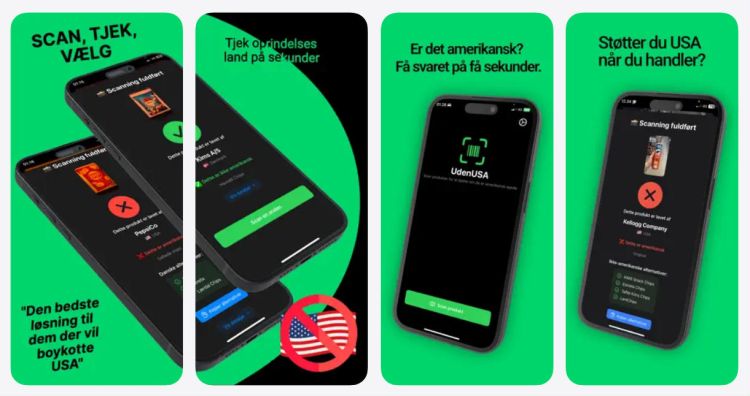 Dänemarks App Store wird von US-Boykott-App angeführt