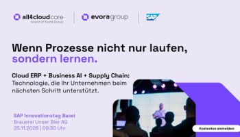 Cloud ERP, KI & Supply Chain live erleben