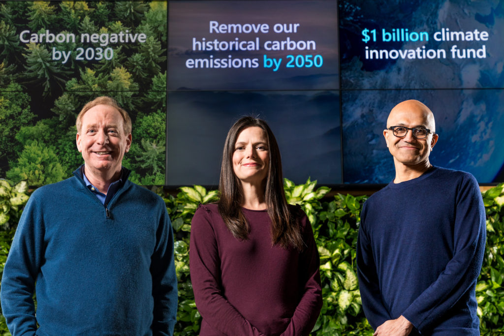 Microsoft will bis 2030 CO2-negativ werden