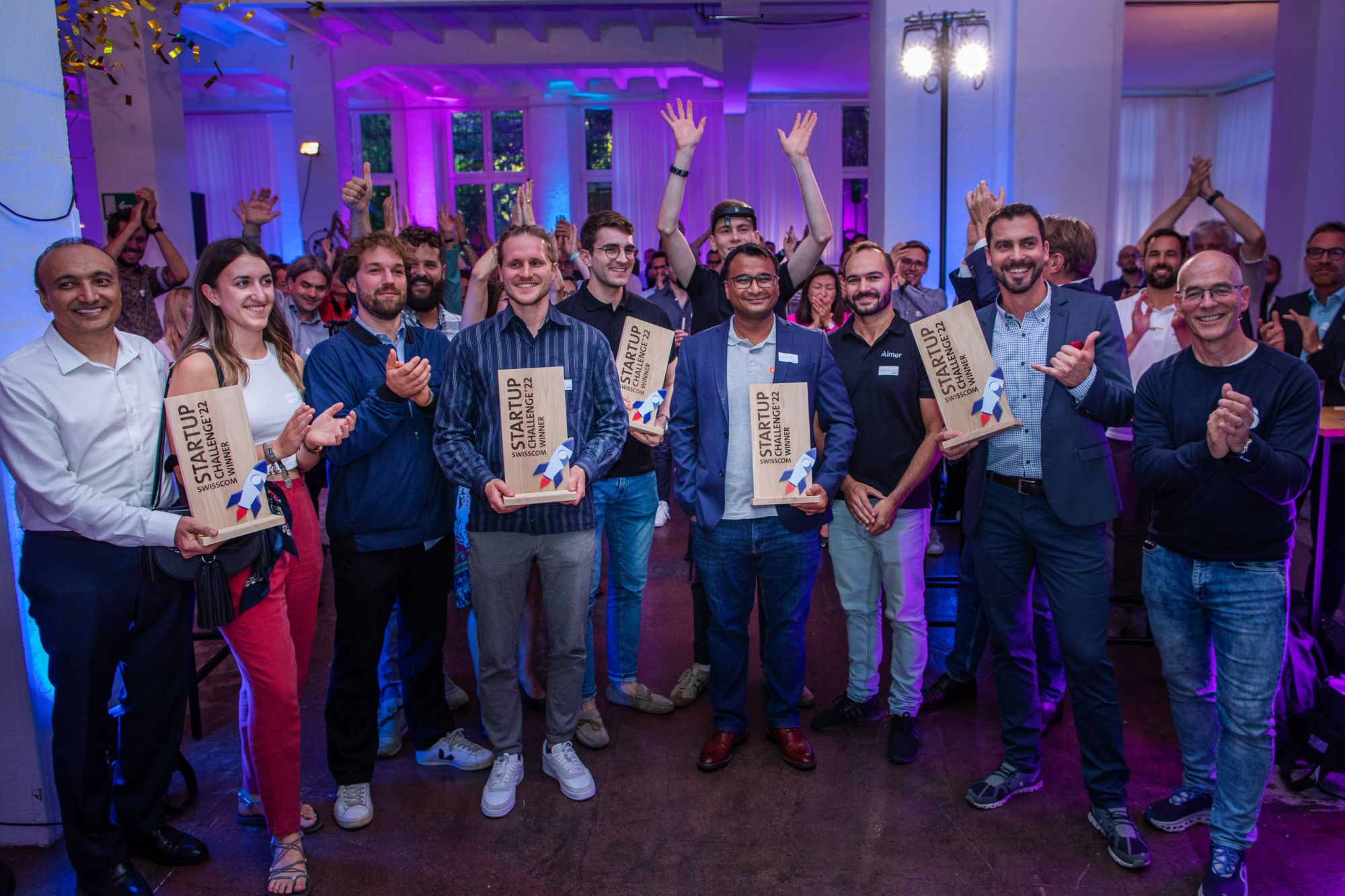 Swisscom ehrt Gewinner der Startup Challenge