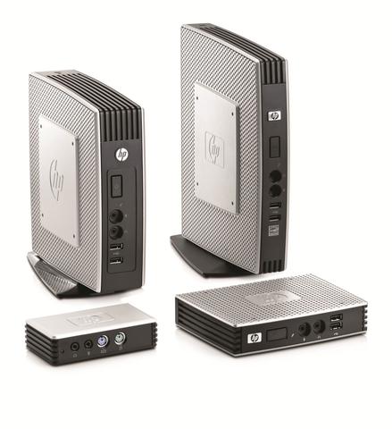 HP Thin Client t5740e und t5570e: Klein aber fein