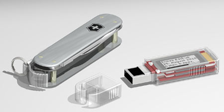 Victorinox zeigt Speicher an der CES