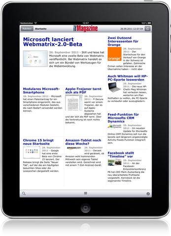 Neu: 'Swiss IT Magazine' für Ihr iPad