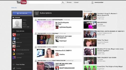 Youtube erscheint in neuem Glanz