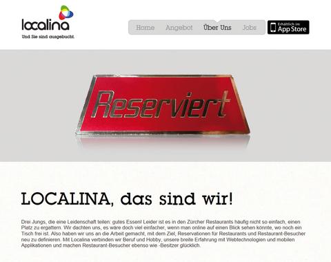 Tisch online direkt via Local.ch reservieren