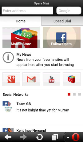 Opera Mini für Android erhält Social-Network-Feature