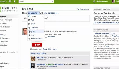 Übernahme: Yammer wird Teil von Microsoft Office