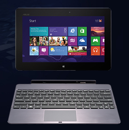 Asus verschenkt Tastatur-Dock für Windows-8-Tablet