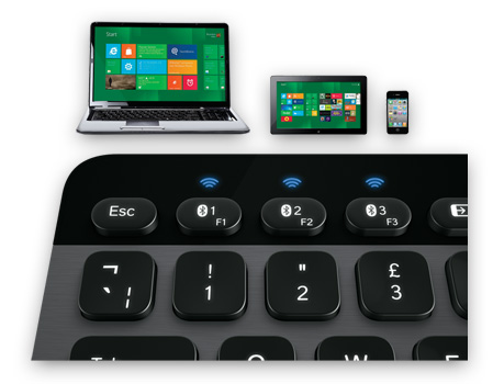 Logitech-Tastatur für iOS, Android und Windows