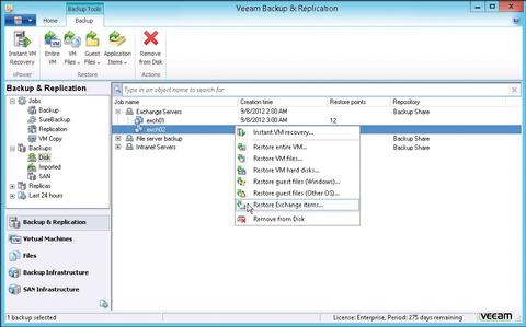 Acronis Vmprotect 8, Veeam Backup & Replication 6.5, Vmware Vcloud Suite - Backups für Vmware