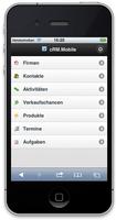 Combit CRM mobile: CRM für iPhone & Co.