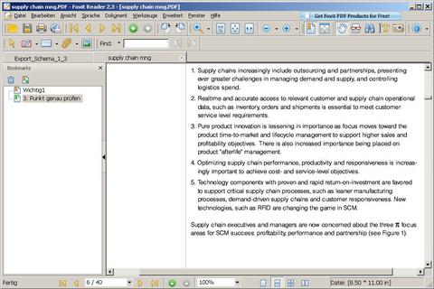 Foxit schliesst Leck in PDF Reader