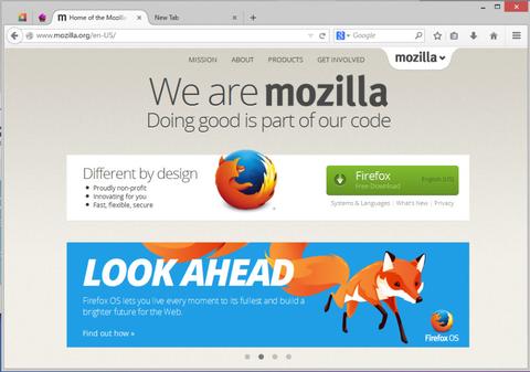 Firefox wird optisch rundum erneuert