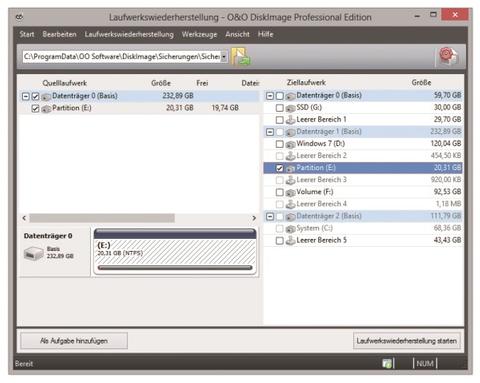 O&O Software Diskimage 8: Sicherungs-Helfer