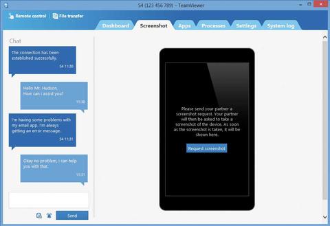 Teamviewer Quicksupport App - iPhone-Fernwartung
