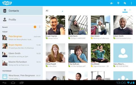 Skype liefert bereits erstes Update für Android-App 4.0