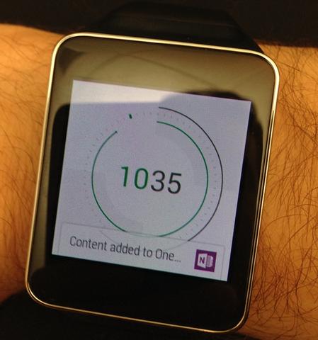 Onenote: App für Android Wear