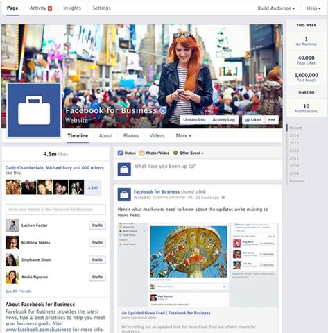 Facebook bekommt aufgefrischtes Design