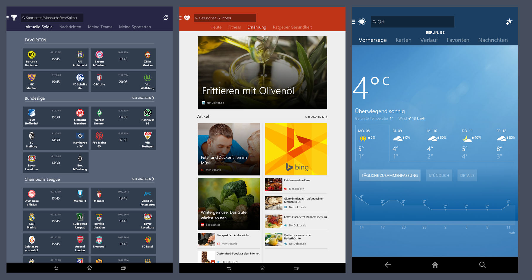 Microsoft-Apps jetzt auch für Android und iOS