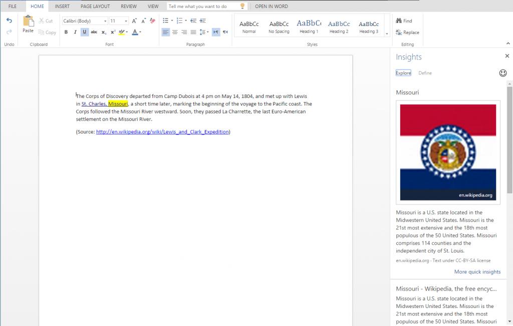 Office Online neu mit Insights-Integration