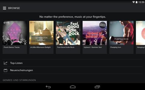 Neue Android-App für Spotify-User, weil ein Account gehackt wurde