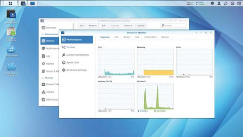 Synology aktualisiert Disk Station Manager
