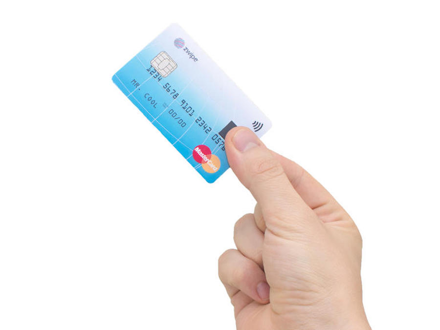 Mastercard funktioniert mit Fingerabdrucksensor