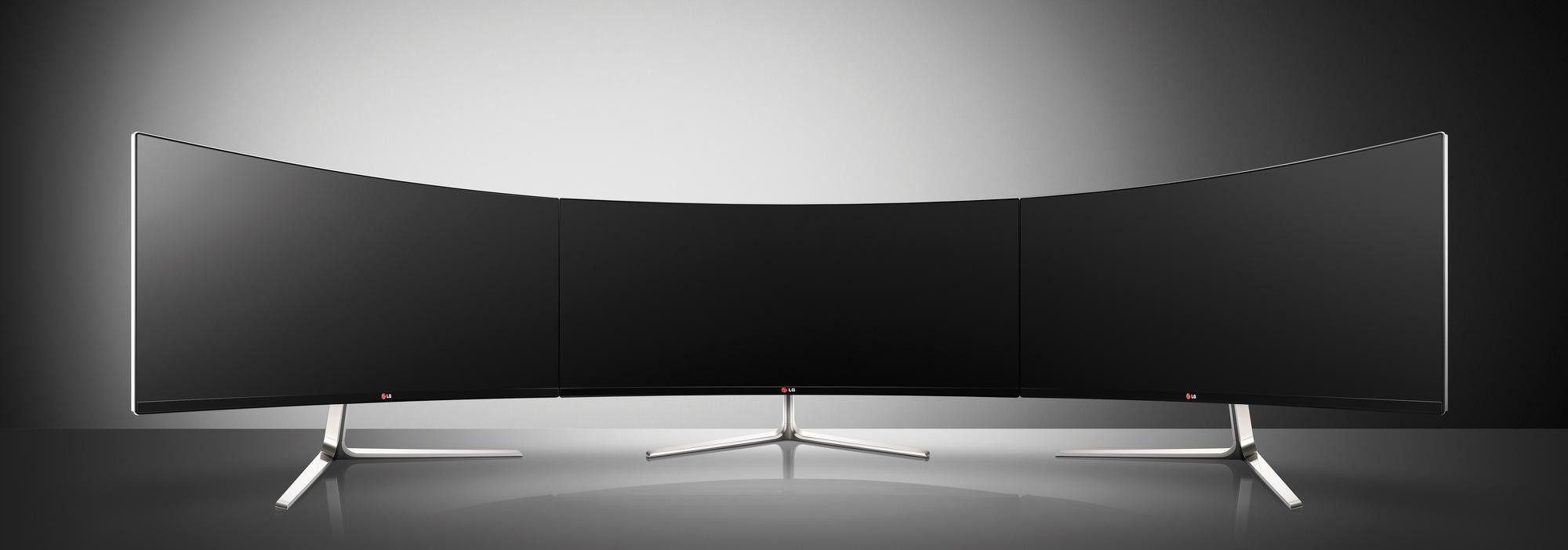 Getestet: Gekrümmte 34-Zoll-Büromonitore