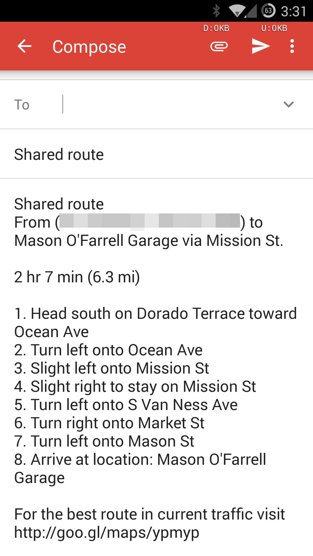 Google Maps für Android mit teilbaren Routen