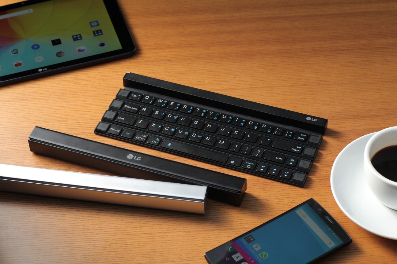 LG bringt Rolltastatur 