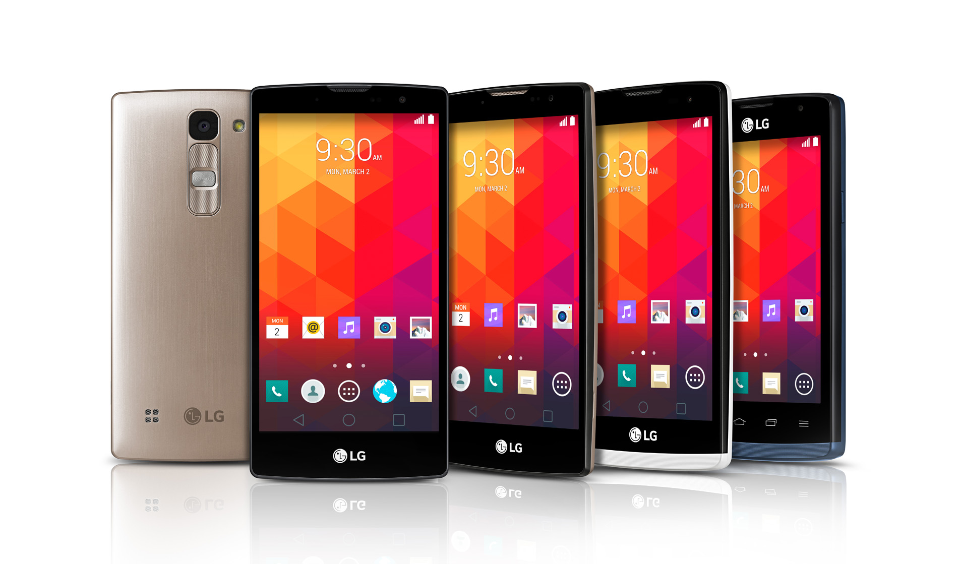 Update: Vier neue Smartphones von LG