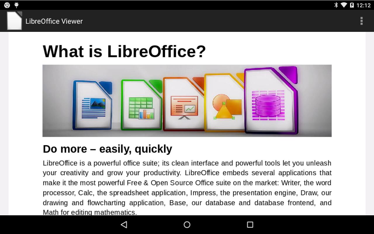 Erste Libreoffice-Version für Android erschienen