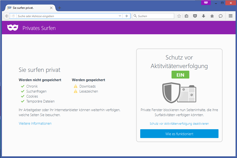 Firefox-Beta mit Tracking-Schutz verfügbar