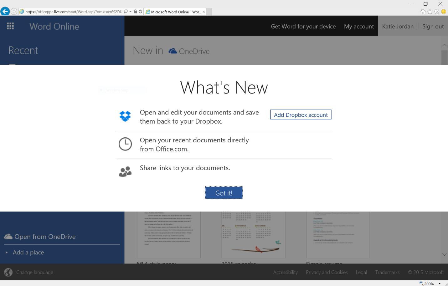 Office Online neu mit Dropbox-Unterstützung