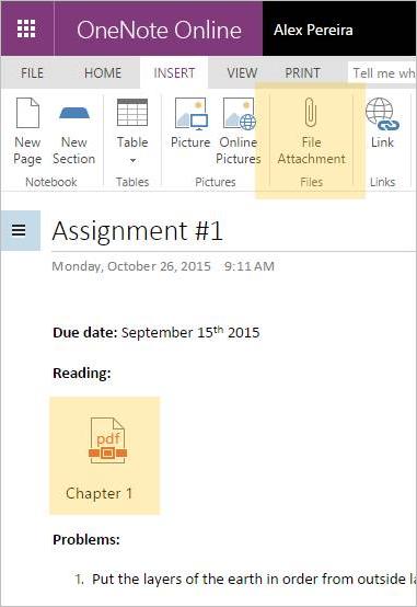 Onenote neu mit Audio- und Attachment-Support
