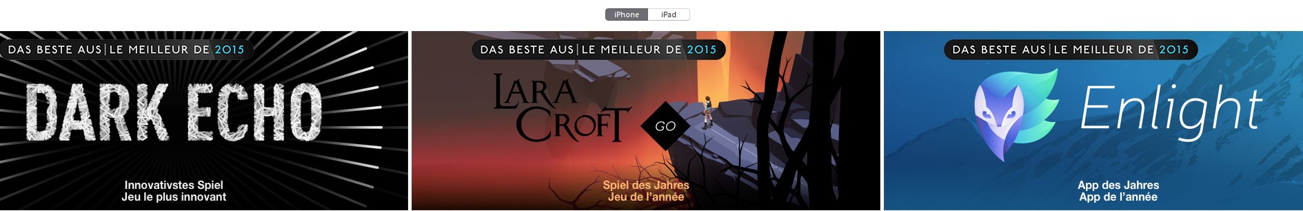 Apple präsentiert die besten Apps 2015