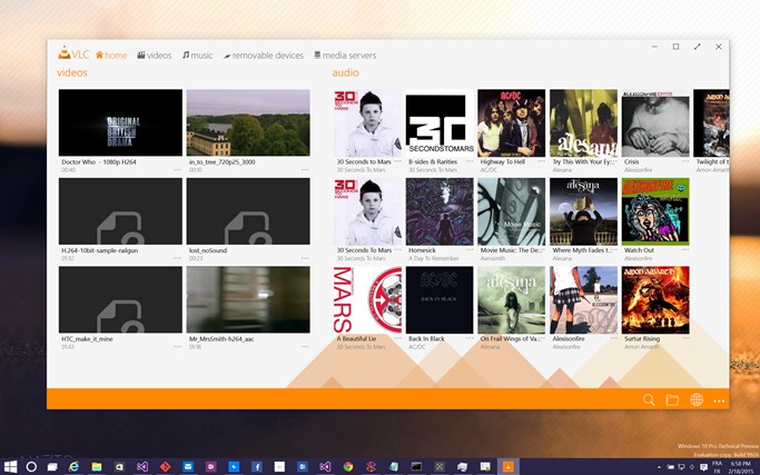 VLC Universal App für Windows aktualisiert