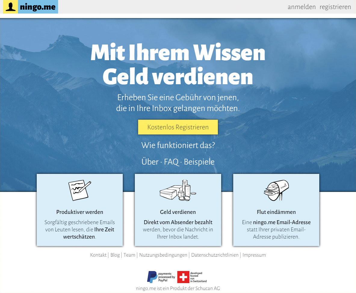 Mit E-Mails Geld verdienen