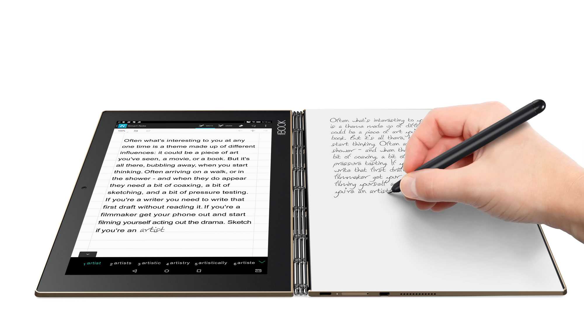 Im Test: Yoga Book mit Riesen-Touchpad