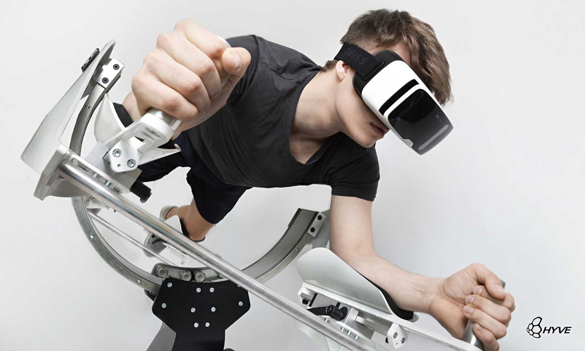 Mit dem VRFitnessgerät durch die Lüfte fliegen